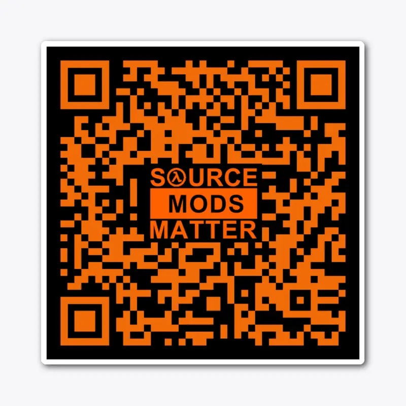 SOURCE MODS MATTER QR STICKER